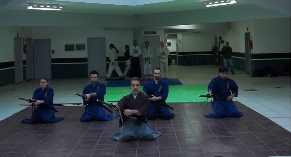 ExhibiciÃ³n en el Gasshuku de Aeska Escuela de Karate